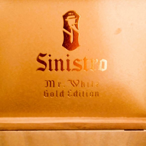 Suenos de Saundra Upcycled, Extremely Rare GOLD EDITION SINISTRO Cigar Box, - Picture 11 of 12